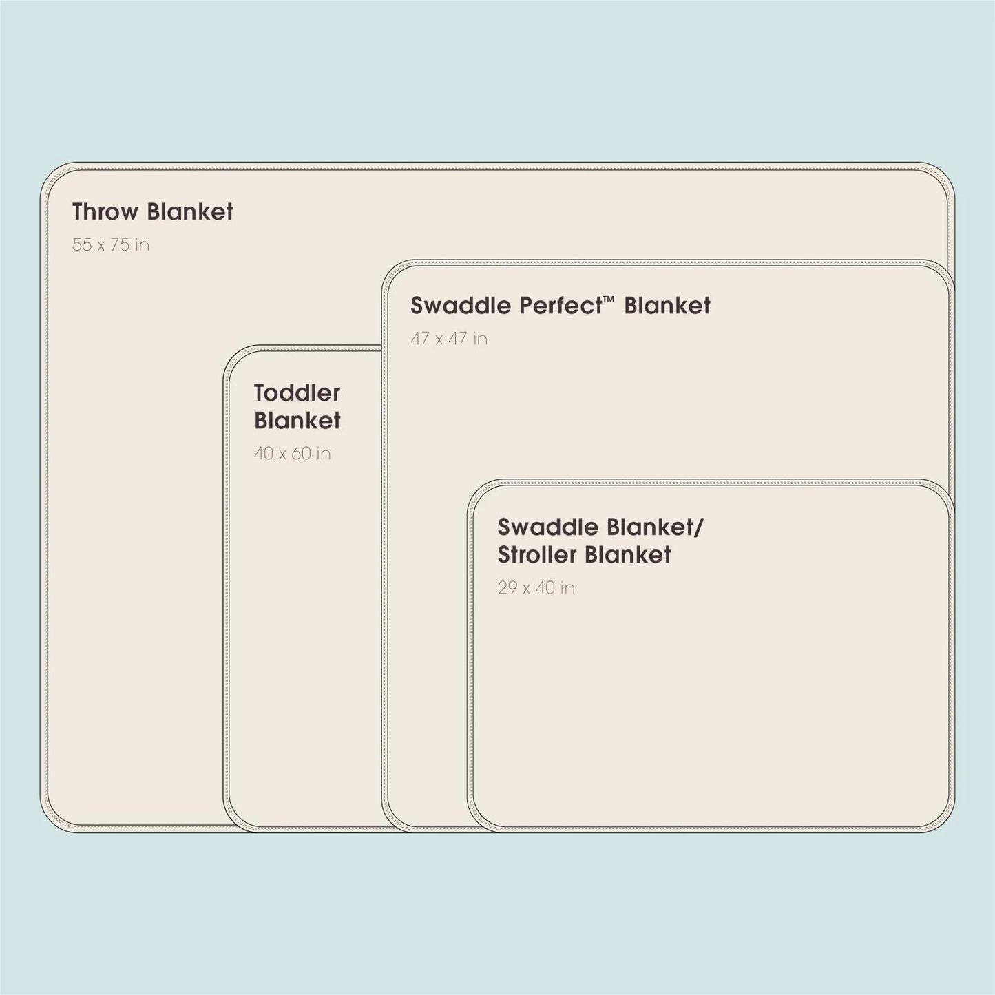 KicKee Natural Cloudy Sky | Print Swaddling Blanket