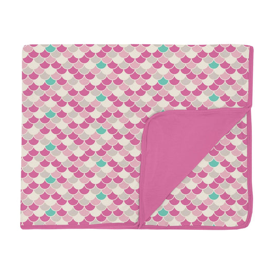 Kickee Tulip Scales | Print Toddler Blanket