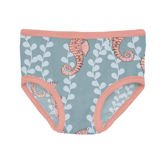 Kickee Stormy Sea Seahorses | Print Underwear
