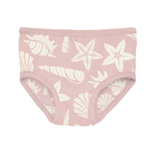 Kickee Baby Rose Shells & Starfish | Print Underwear