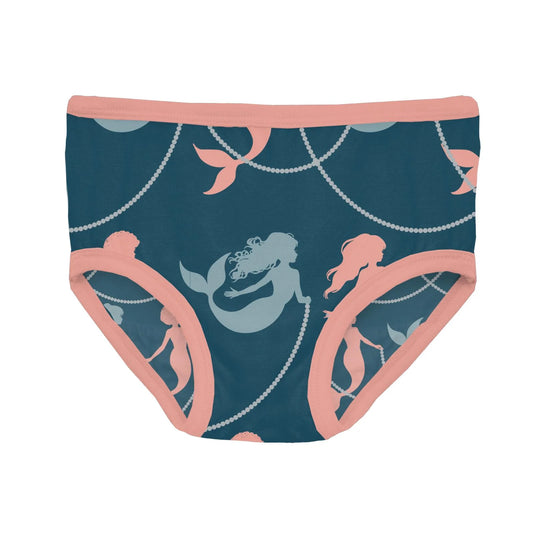 Kickee Peacock Mermaids & Pearls | Print Underwear