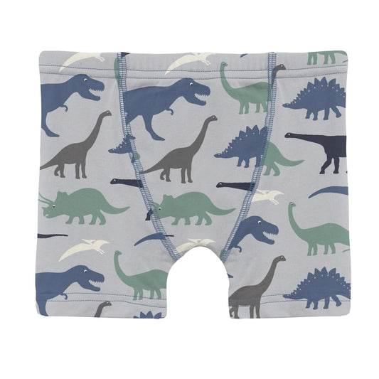 KicKee Dove Dino Museum | Print Boxer Brief