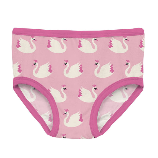 Kickee Cake Pop Swan Princess | Print Underwear