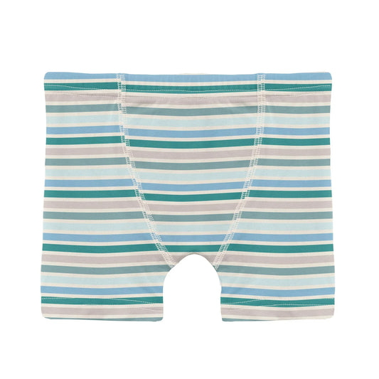 Kickee Lakeside Stripe | Print Boxer Brief