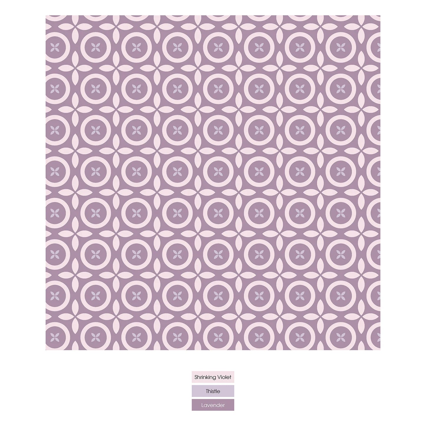 KicKee Lavender Flower Lattice | Print Ruffle Toddler Blanket