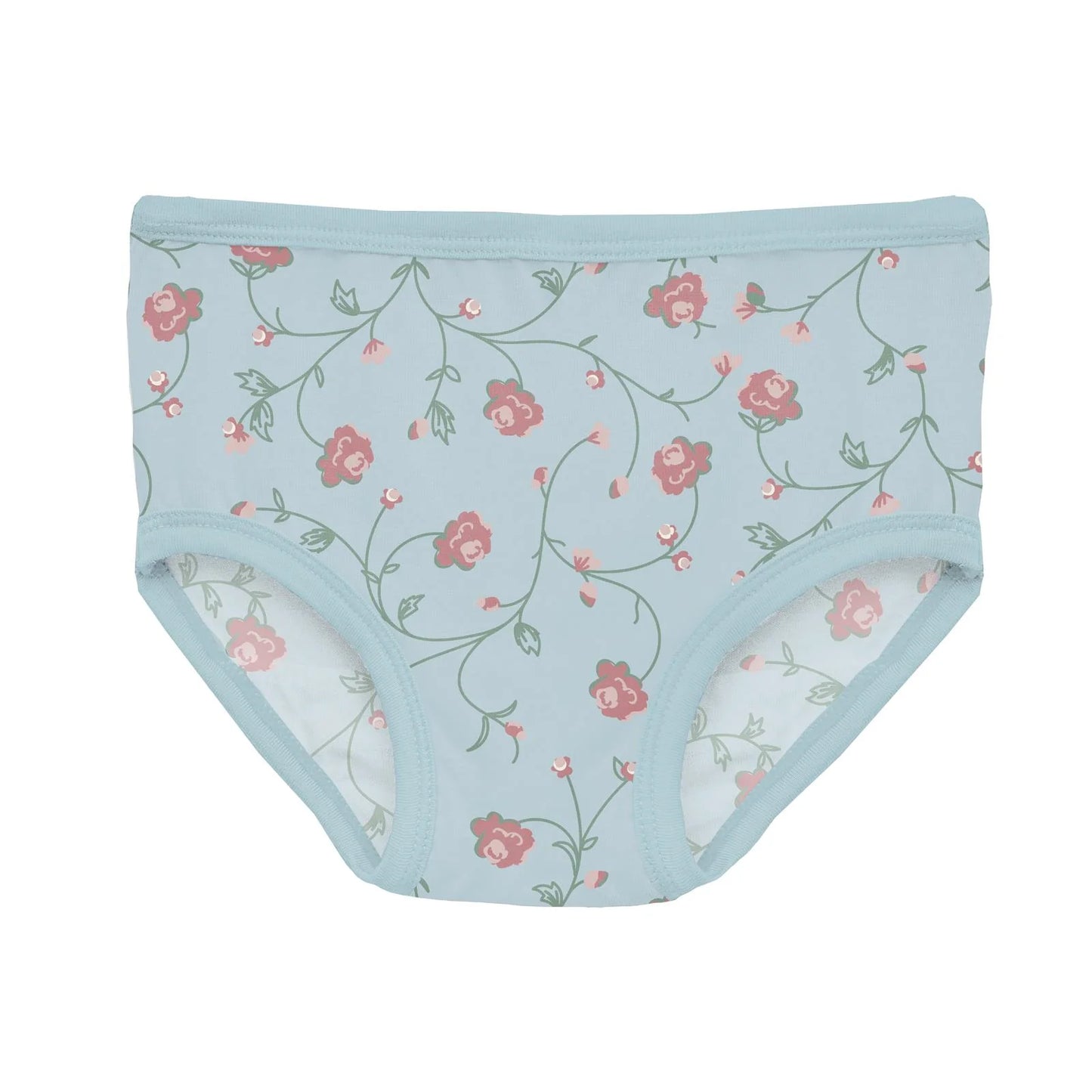 KicKee Spring Sky Floral Vines | Print Underwear