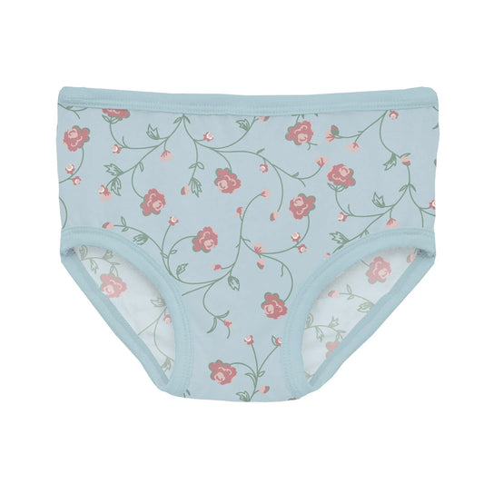 KicKee Spring Sky Floral Vines | Print Underwear