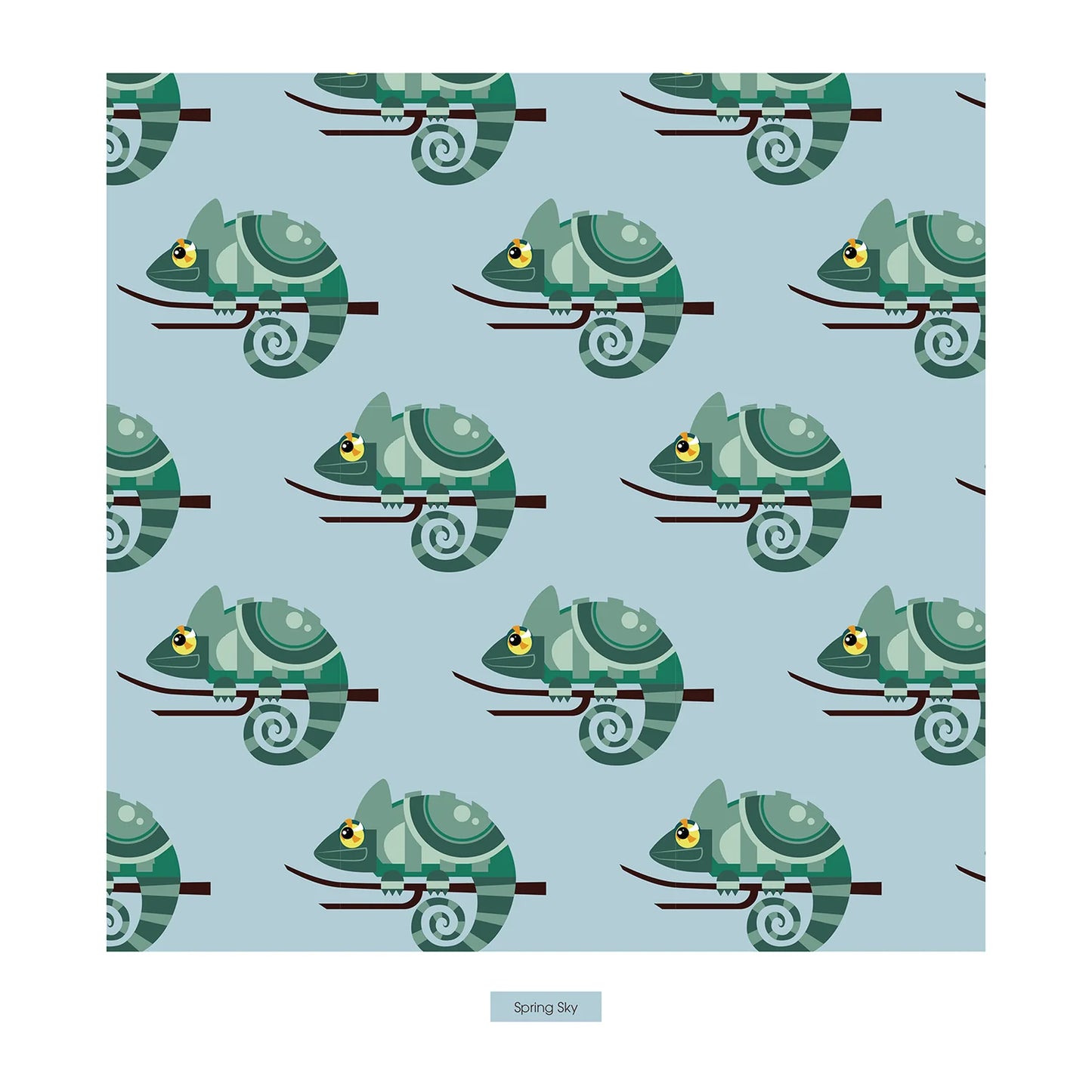 KicKee Spring Sky Chameleon | Print Boxer Brief