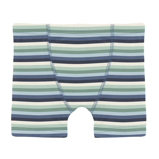 KicKee Denim Stripe | Print Boxer Brief