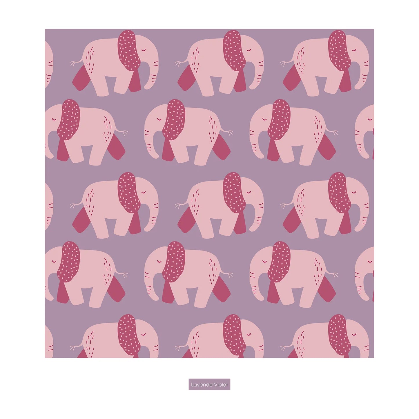 KicKee Lavender Pink Elephants | Print Underwear