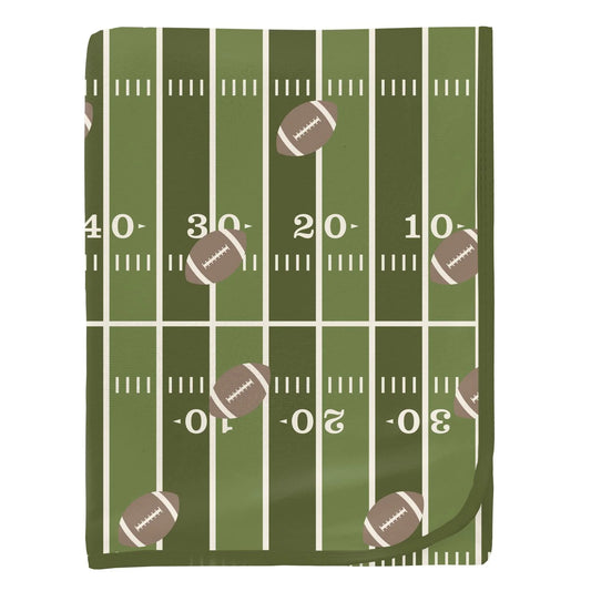 KicKee Pesto Football | Print Swaddling Blanket