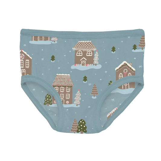 KicKee Stormy Sea Gingerbread Town | Print Underwear