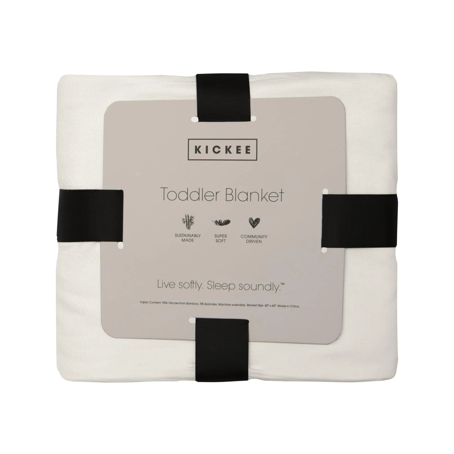 KicKee Baby Rose Gamer | Print Ruffle Toddler Blanket