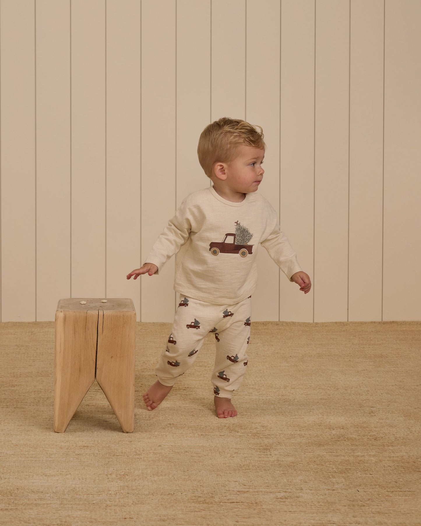 Rylee + Cru Natural Trucks | Long Sleeve Tee + Pant Set