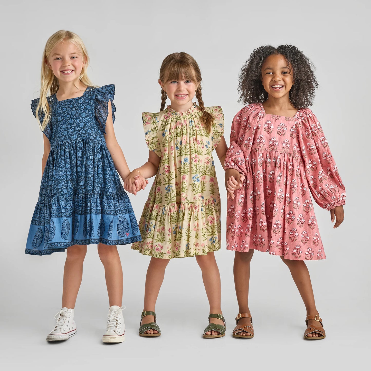 Pink Chicken Leafy Floral | Harper Dress