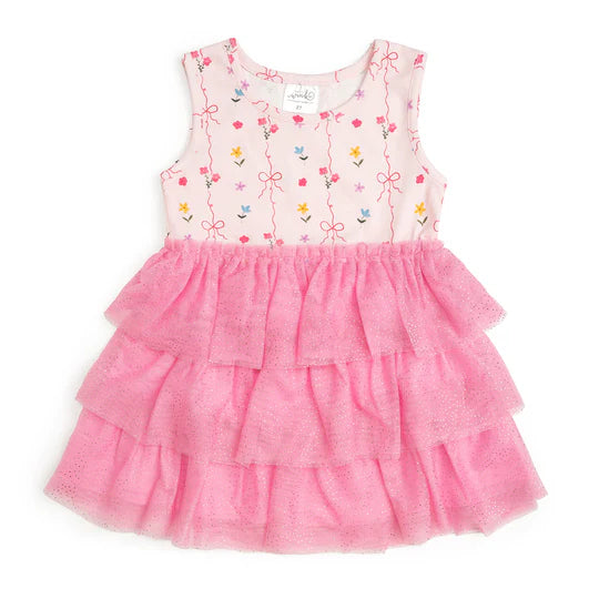Sweet Wink Pink | Peony Floral Tank Tutu Dress