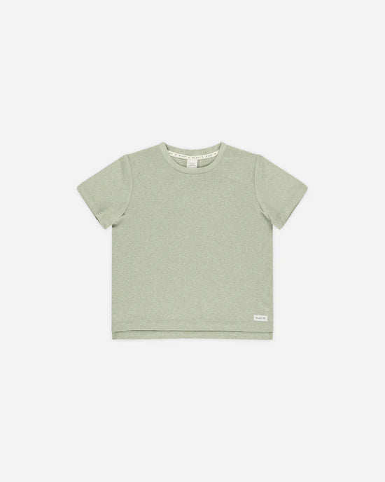 Rylee + Cru Heathered Sage | Cove Essential Tee