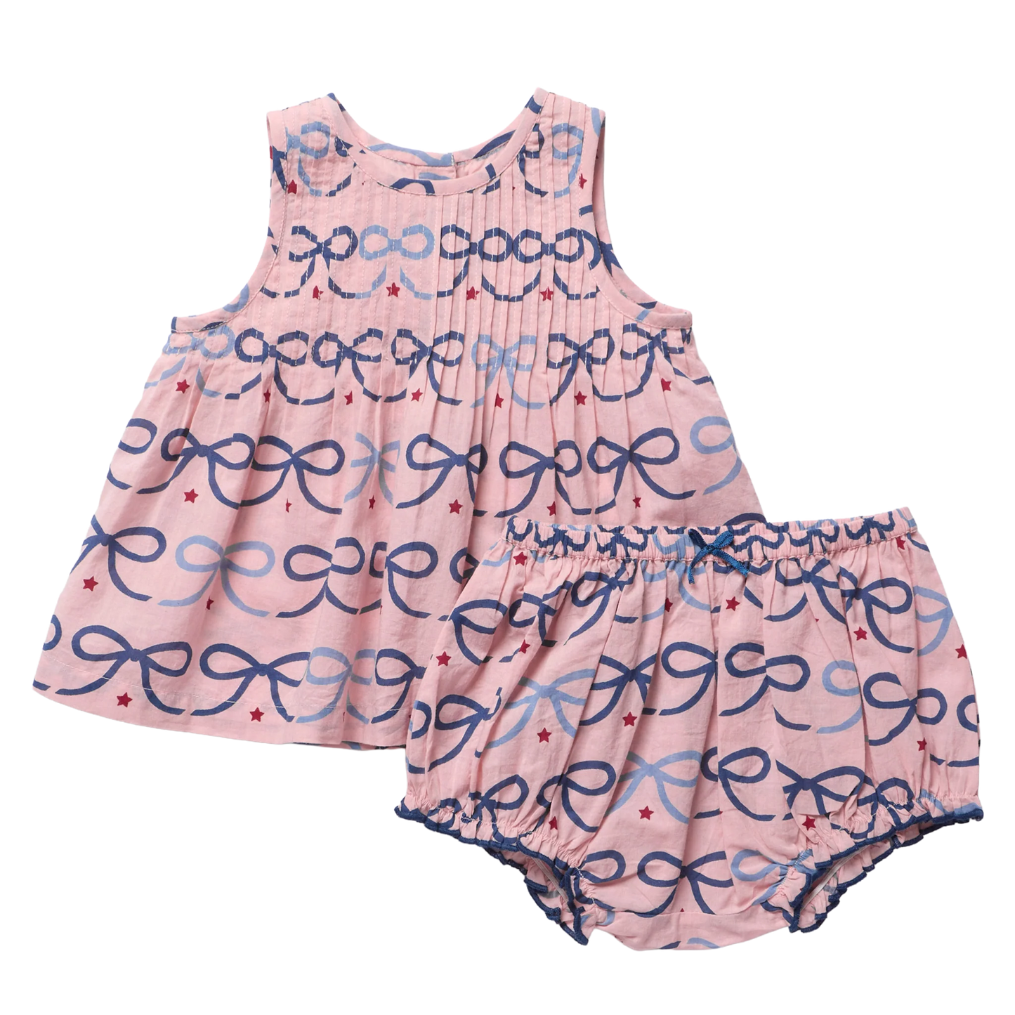 Pink Chicken Pink Bows | Jaipur 2-Piece Set