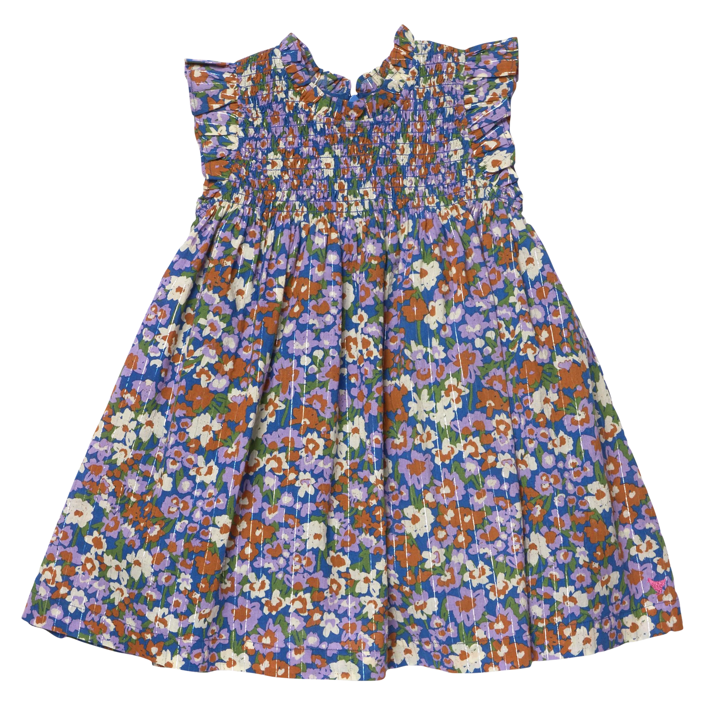 Pink Chicken True Blue Sketched Floral | Stevie Dress
