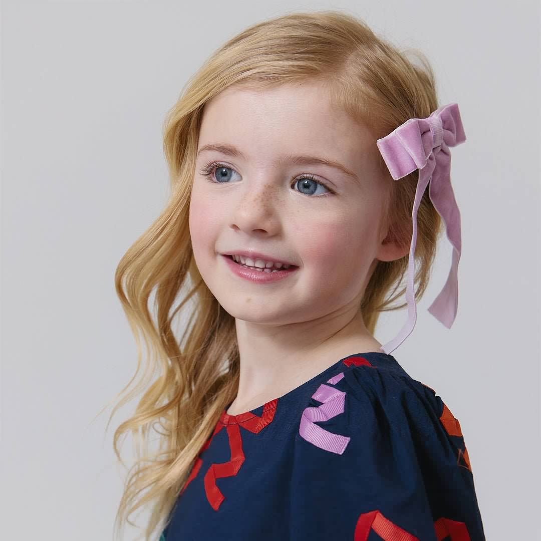 Pink Chicken Multi Bow Applique | Brooke Dress