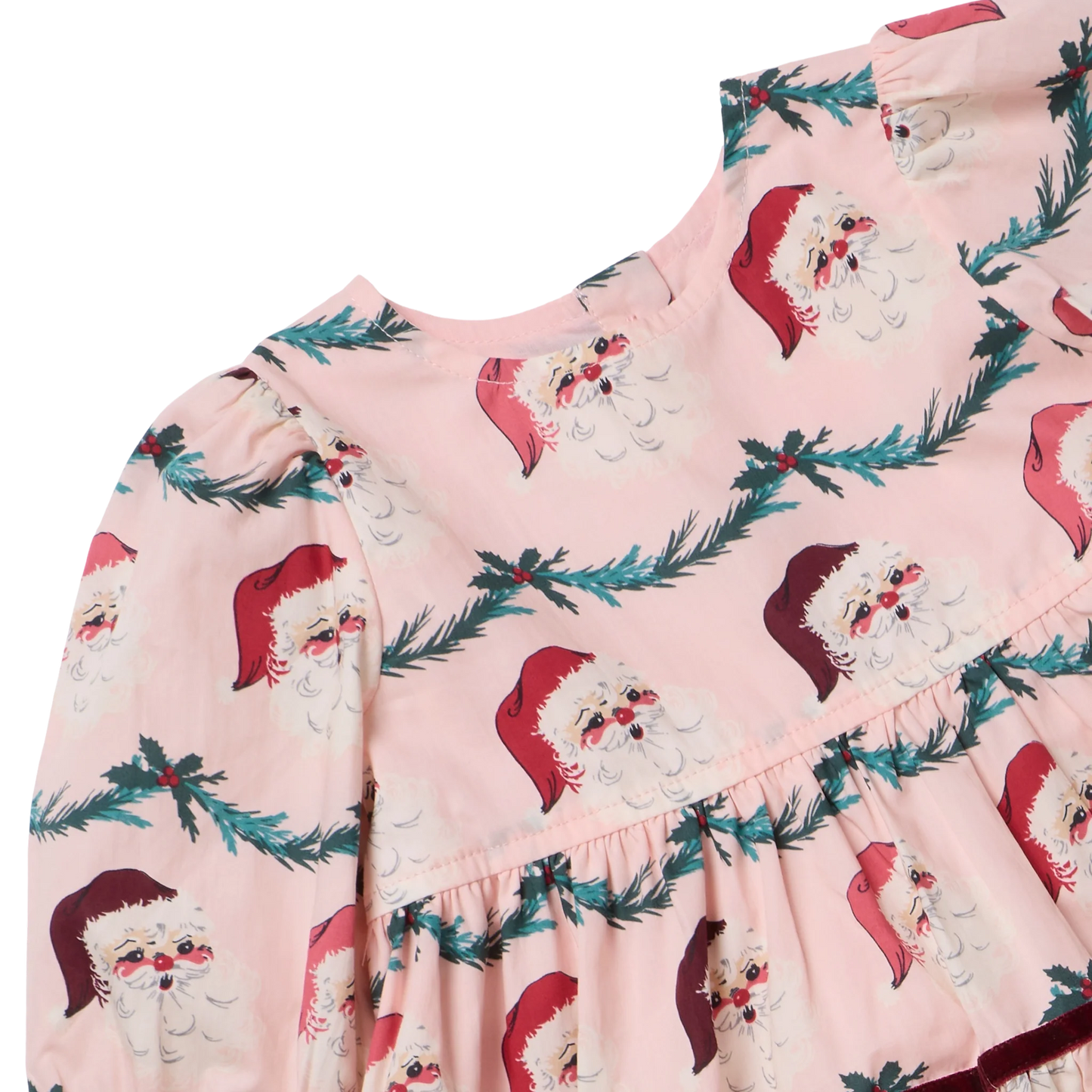 Pink Chicken Santa Garland | Maribelle Dress