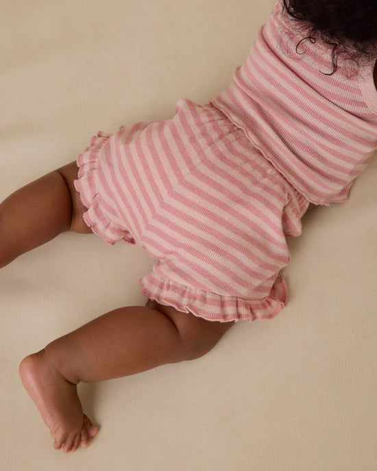 Quincy Mae Pink Stripe | Evie Tank + Shortie Set