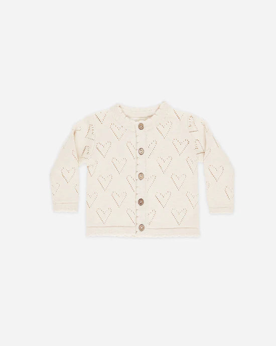 Quincy Mae Ivory | Knit Cardigan