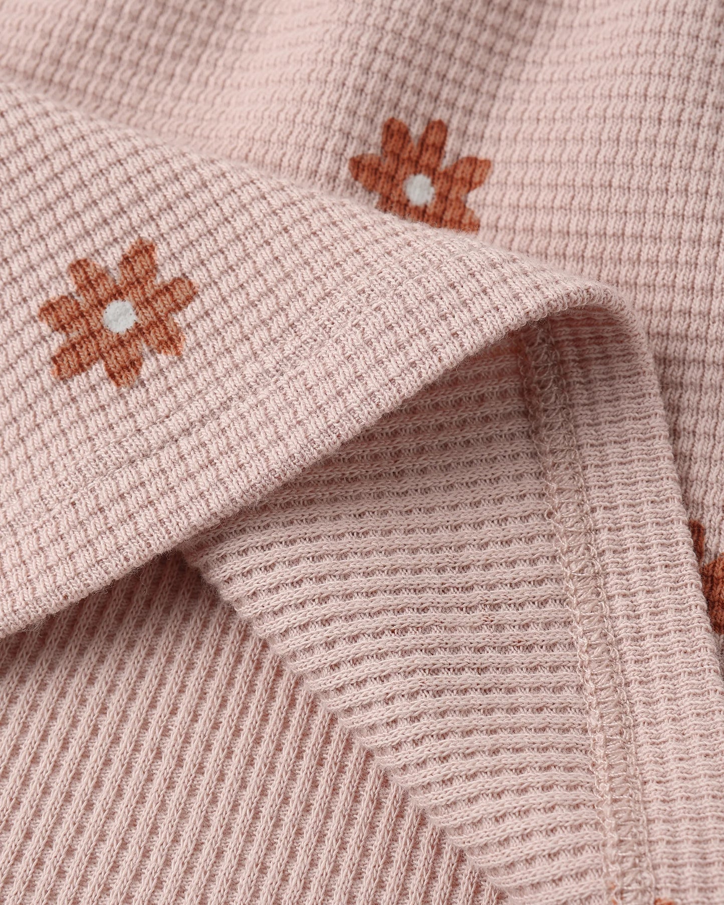 Quincy Mae Blush Pink Daisy | Flutter Sleeve Dress