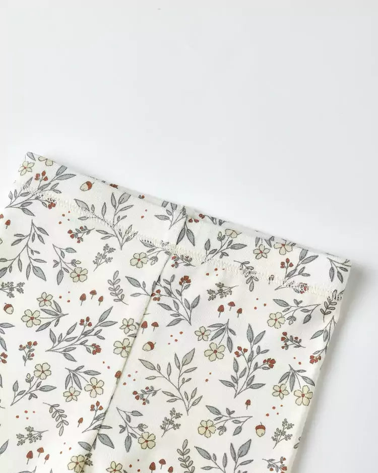 Quincy Mae Ivory Woodland | Bamboo PJ Set