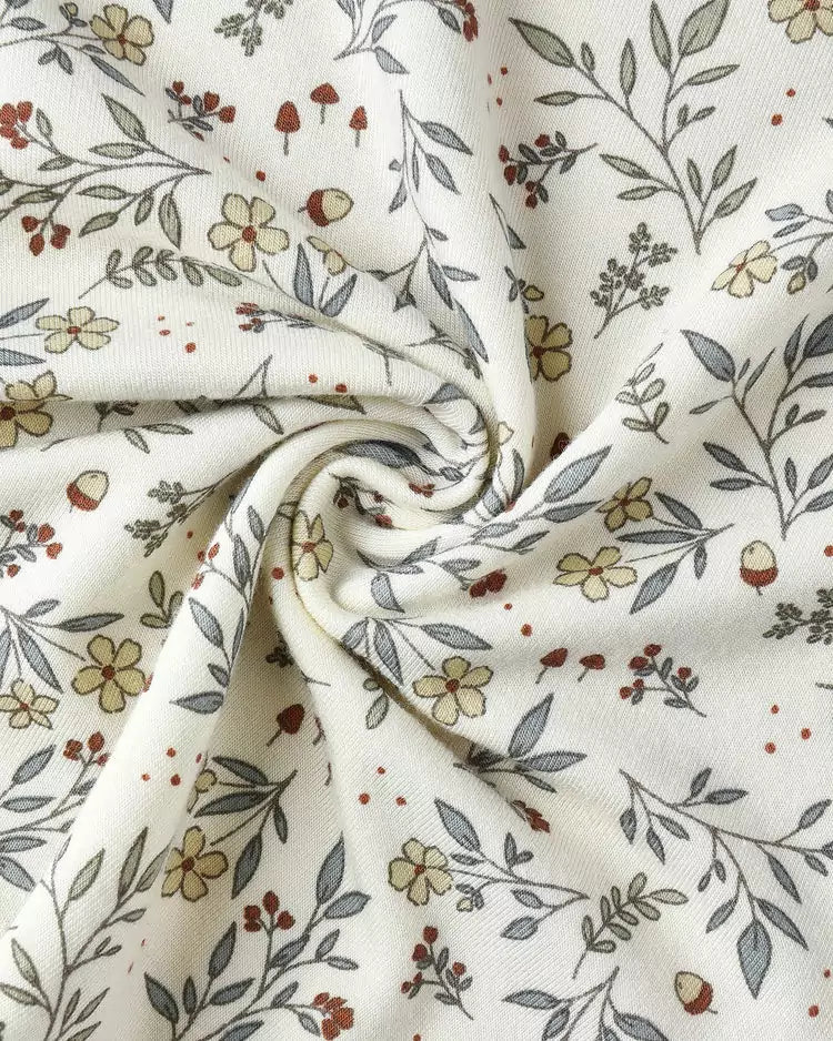 Quincy Mae Ivory Woodland | Bamboo PJ Set