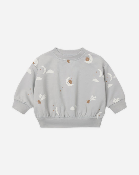 Quincy Mae Cloud Sky Friends | Relaxed Sweatshirt + Sweatpant Set