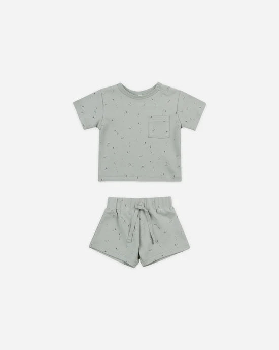 Quincy Mae Constellations | Boxy Tee + Short Set