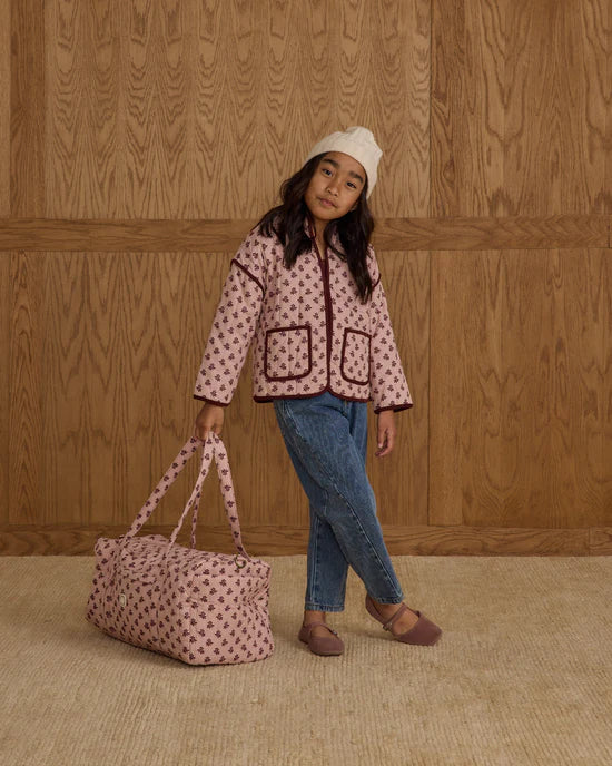 Rylee + Cru Blush Fleur | Quilted Jacket