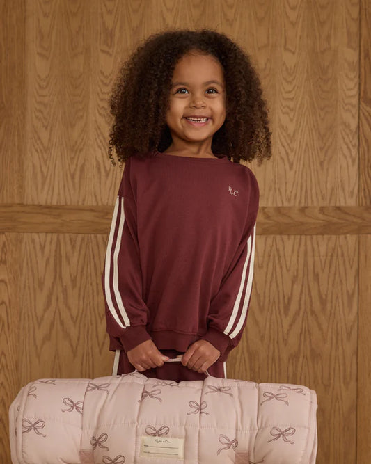 Rylee + Cru Burgundy | Oversized Sweatshirt