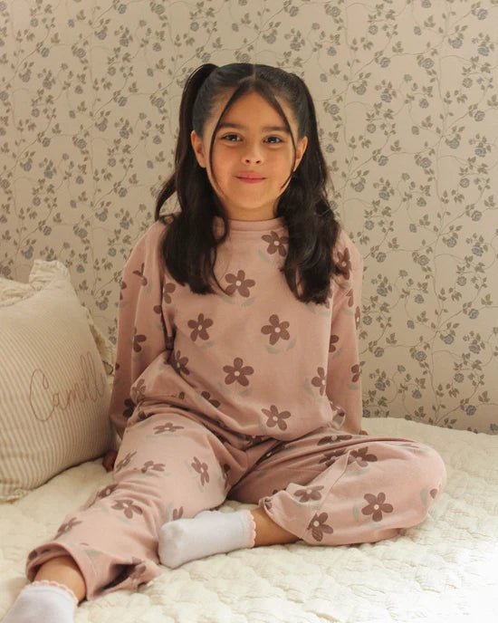 Rylee + Cru Rosewood Daisy | Track Pant