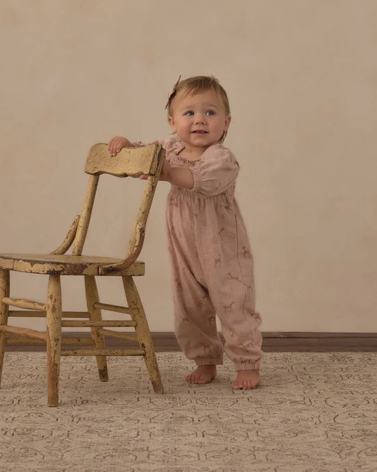 Rylee + Cru Blush Fawns | Sage Jumpsuit