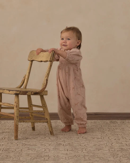 Rylee + Cru Blush Fawns | Sage Jumpsuit