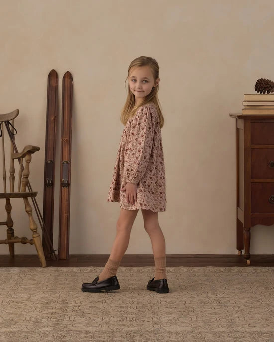 Rylee + Cru Blush Pink Floral | Selene Dress
