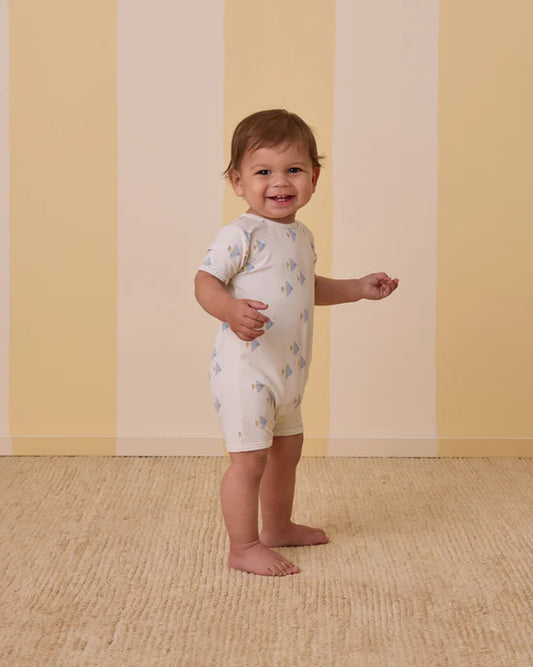 Rylee + Cru Angel Fish | Shorty One-Piece Rashgaurd