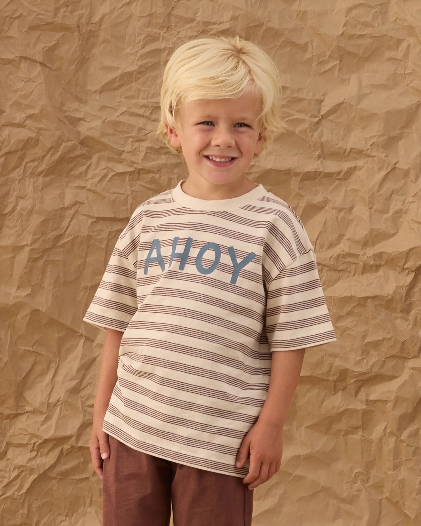 Rylee + Cru Brown Ahoy | Relaxed Tee