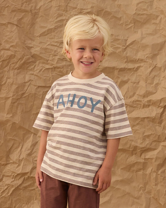Rylee + Cru Brown Ahoy | Relaxed Tee