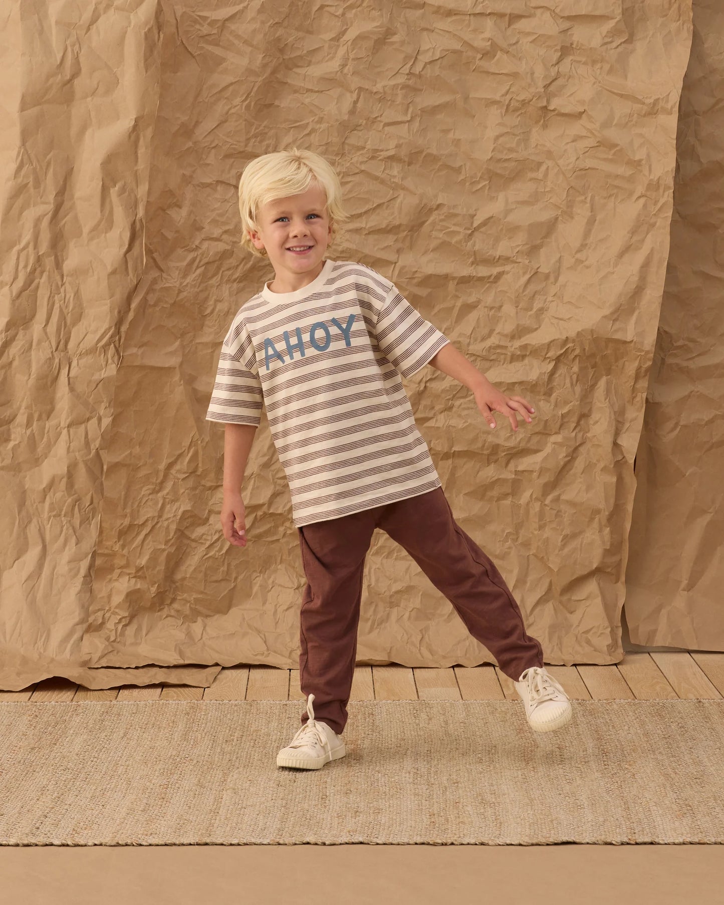 Rylee + Cru Brown Ahoy | Relaxed Tee