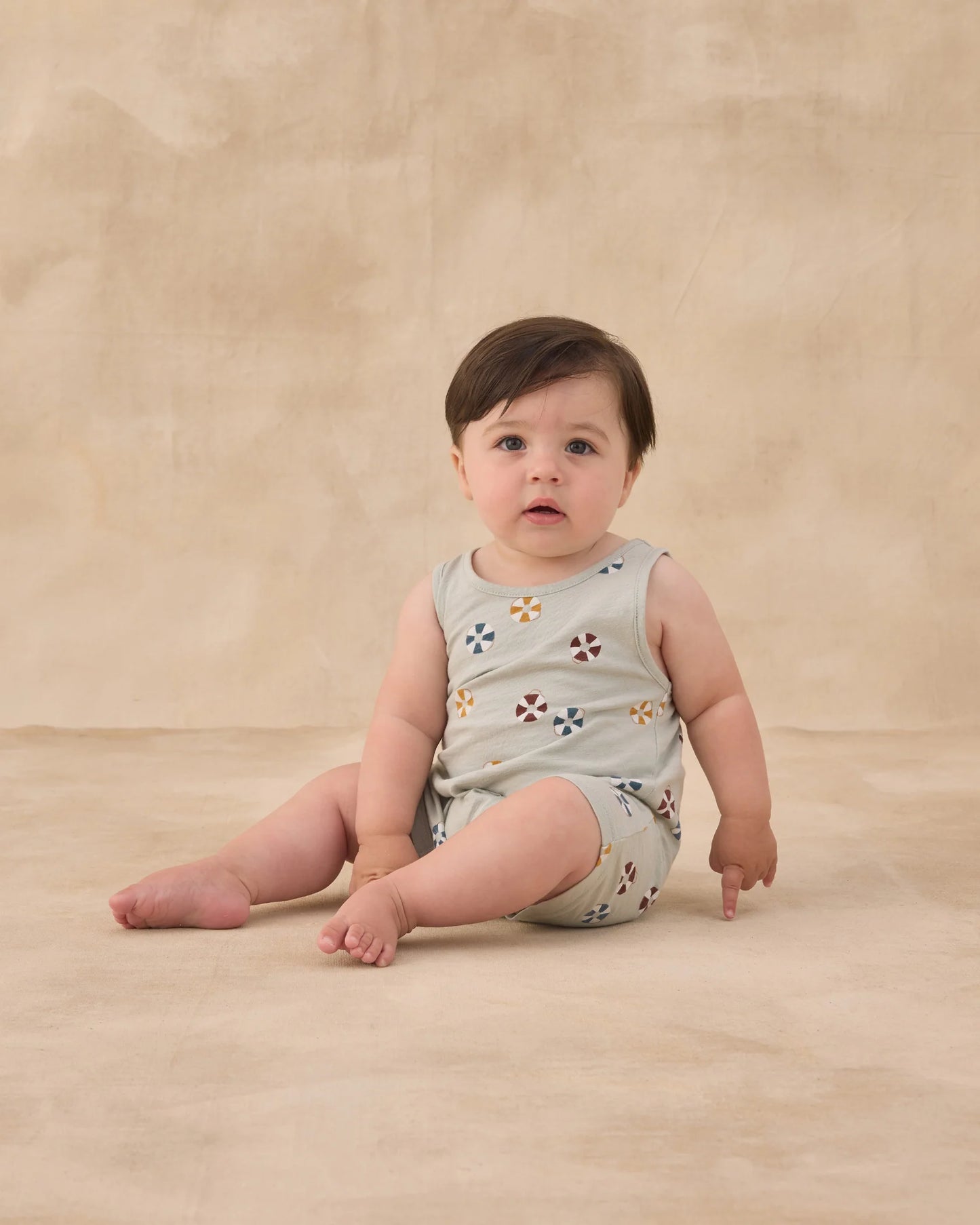 Rylee + Cru Seafoam Floatie | Sleeveless One-Piece Romper