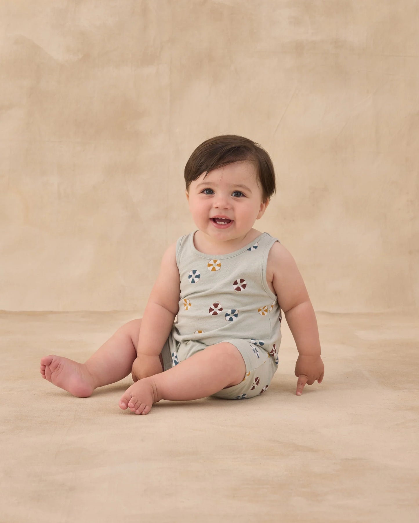 Rylee + Cru Seafoam Floatie | Sleeveless One-Piece Romper