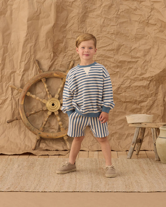 Rylee + Cru Marine Stripe | Relaxed Short