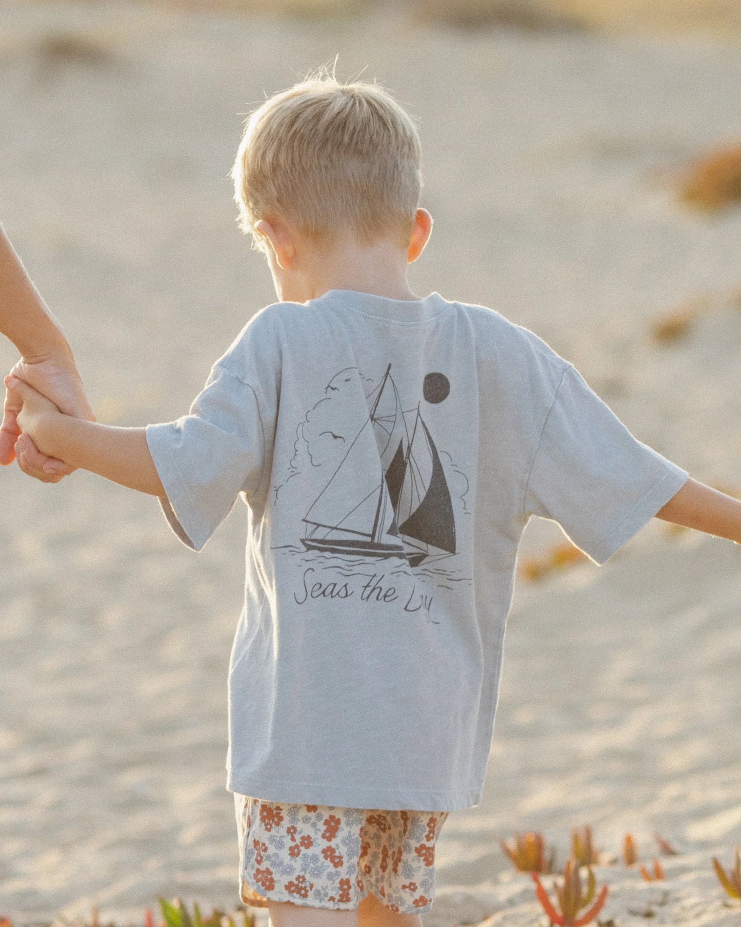 Rylee + Cru Light Blue Seas the Day | Relaxed Tee