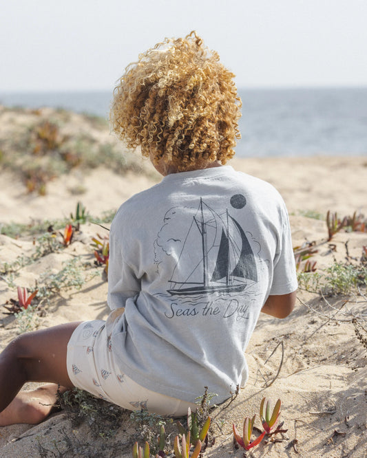 Rylee + Cru Light Blue Seas the Day | Relaxed Tee