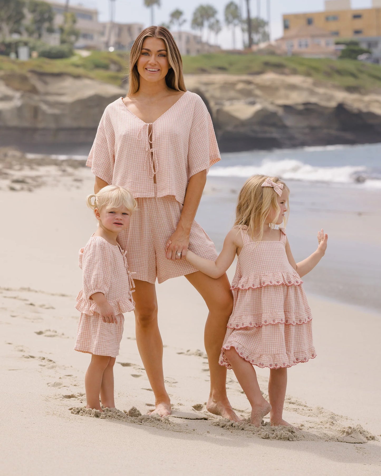 Rylee + Cru x Lindsay Arnold Petal Gingham | Juniper Set