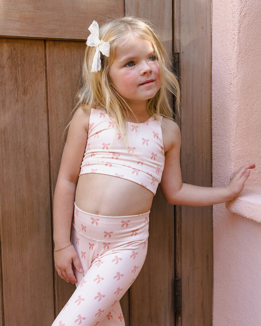 Rylee + Cru x Lindsay Arnold Pink Bows | Basic Leggings