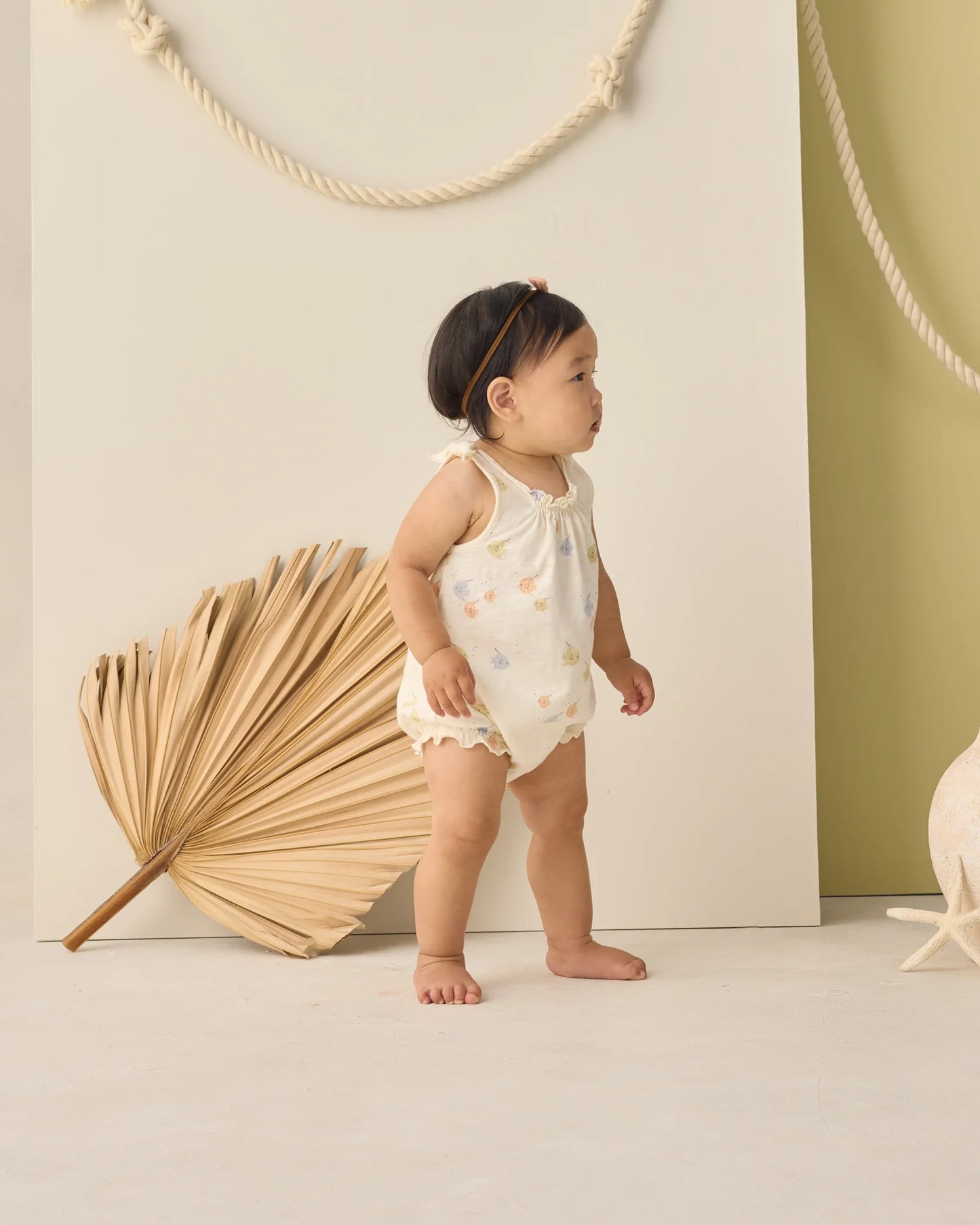 Rylee + Cru Ivory Angel Fish | Babydoll Dress